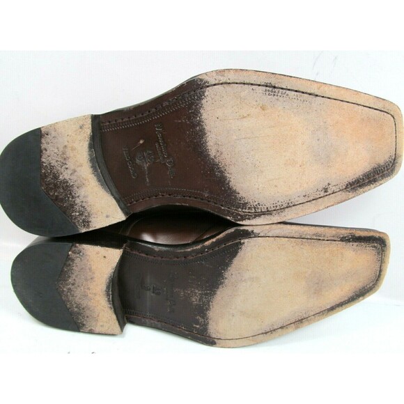 Massimo Dutti Brown Apron Toe Derby Shoes Size US 9 EUR 43 - Picture 7 of 8